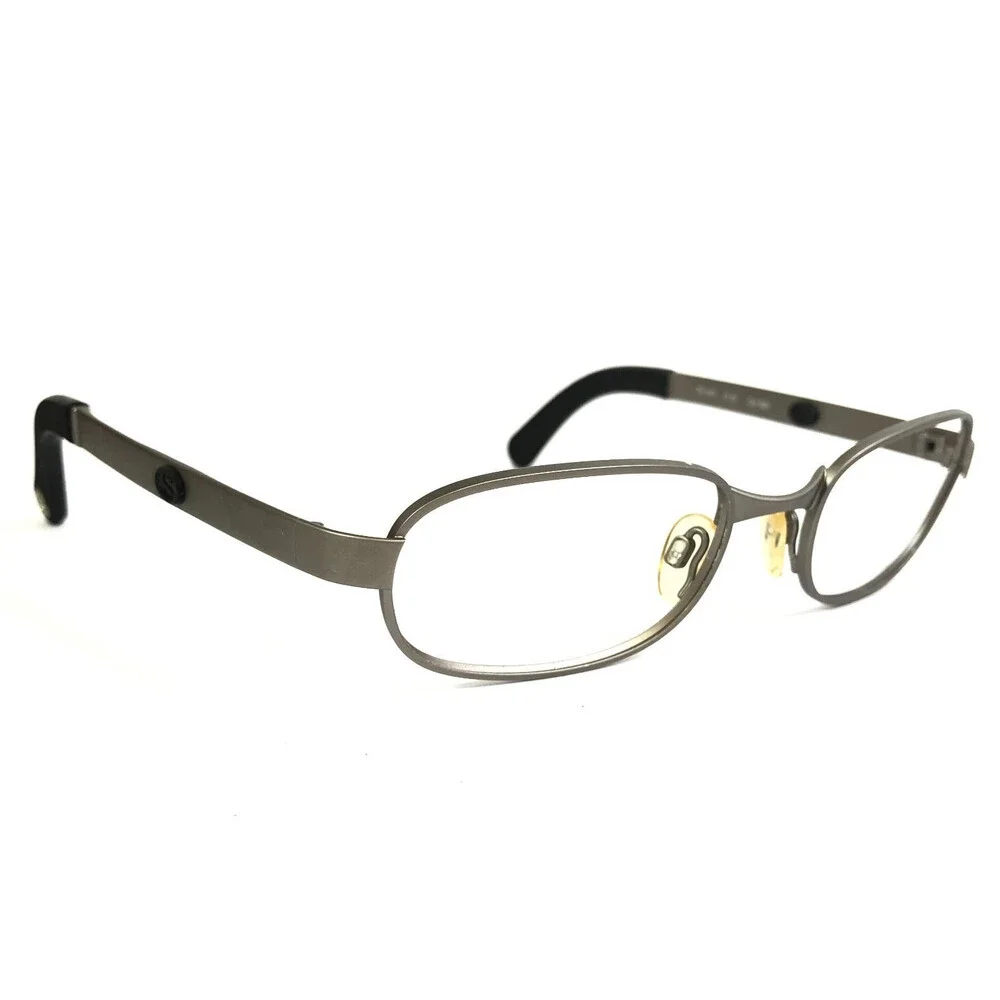 Superga Eyeglasses Frames SU 040 Col. B31 Gunmetal Oval Full Rim 51-20-130